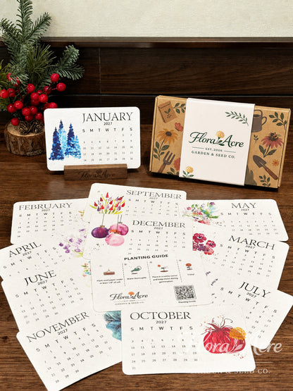 ✨Early Holiday Sale 45% OFF🌱Eco-Friendly Plantable “Timeless” Seed Calendar 2027