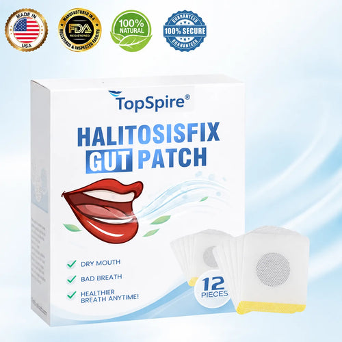 🔥75K+SOLD🔥TopSpire® Halitosis Fix Gut Patch-Regulates intestinal flora and eliminates oral odor🎉Special limited-time discount