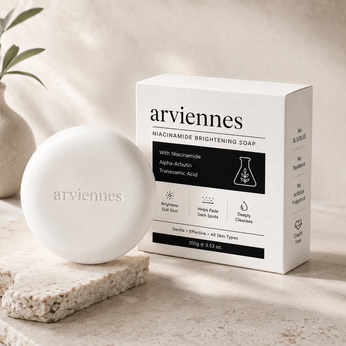 🫧Niacinamide Skin Brightening Soap melasma dark spots freckle