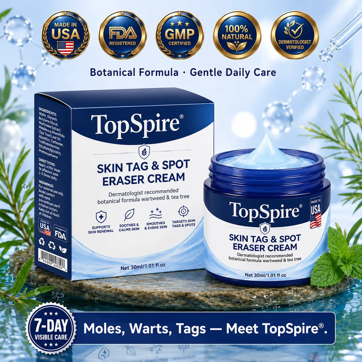 𝑻𝒐𝒑𝑺𝒑𝒊𝒓𝒆® 7-𝐃𝐚𝐲 𝐒𝐤𝐢𝐧 𝐓𝐚𝐠 & 𝐒𝐩𝐨𝐭 𝐄𝐫𝐚𝐬𝐞𝐫 𝐂𝐫𝐞𝐚𝐦 (Zero Pain, Zero 𝐒𝐜𝐚𝐫𝐬 Formula) 🦅