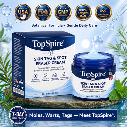 𝑻𝒐𝒑𝑺𝒑𝒊𝒓𝒆® 7-𝐃𝐚𝐲 𝐒𝐤𝐢𝐧 𝐓𝐚𝐠 & 𝐒𝐩𝐨𝐭 𝐄𝐫𝐚𝐬𝐞𝐫 𝐂𝐫𝐞𝐚𝐦 (Zero Pain, Zero 𝐒𝐜𝐚𝐫𝐬 Formula) 🦅