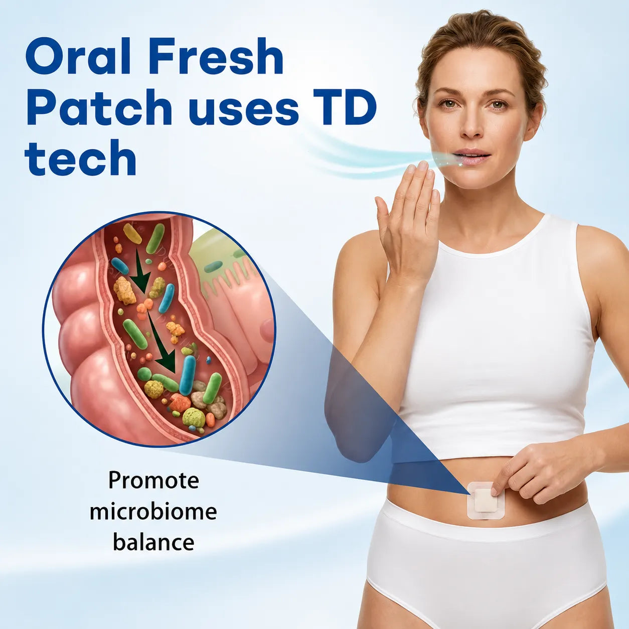 🔥75K+SOLD🔥TopSpire® Halitosis Fix Gut Patch-Regulates intestinal flora and eliminates oral odor🎉Special limited-time discount