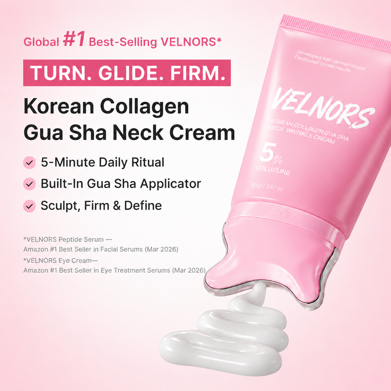 Korean PDRN Collagen Gua Sha Neck Wrinkle Cream