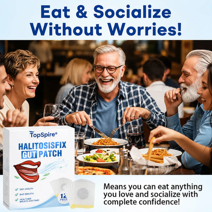 🔥75K+SOLD🔥TopSpire® Halitosis Fix Gut Patch-Regulates intestinal flora and eliminates oral odor🎉Special limited-time discount