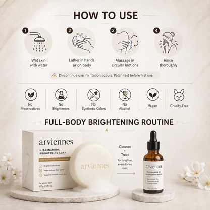 🫧Niacinamide Skin Brightening Soap melasma dark spots freckle