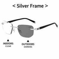 Silver Frame with Photochromic Lenses