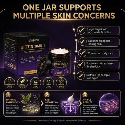 🎖️𝐎𝐟𝐟𝐢𝐜𝐢𝐚𝐥 𝐁𝐫𝐚𝐧𝐝 𝐒𝐭𝐨𝐫𝐞 |Biotin 10-in-1 Skin Restoration Cream 🍀-Made and Shipped from USA ✨