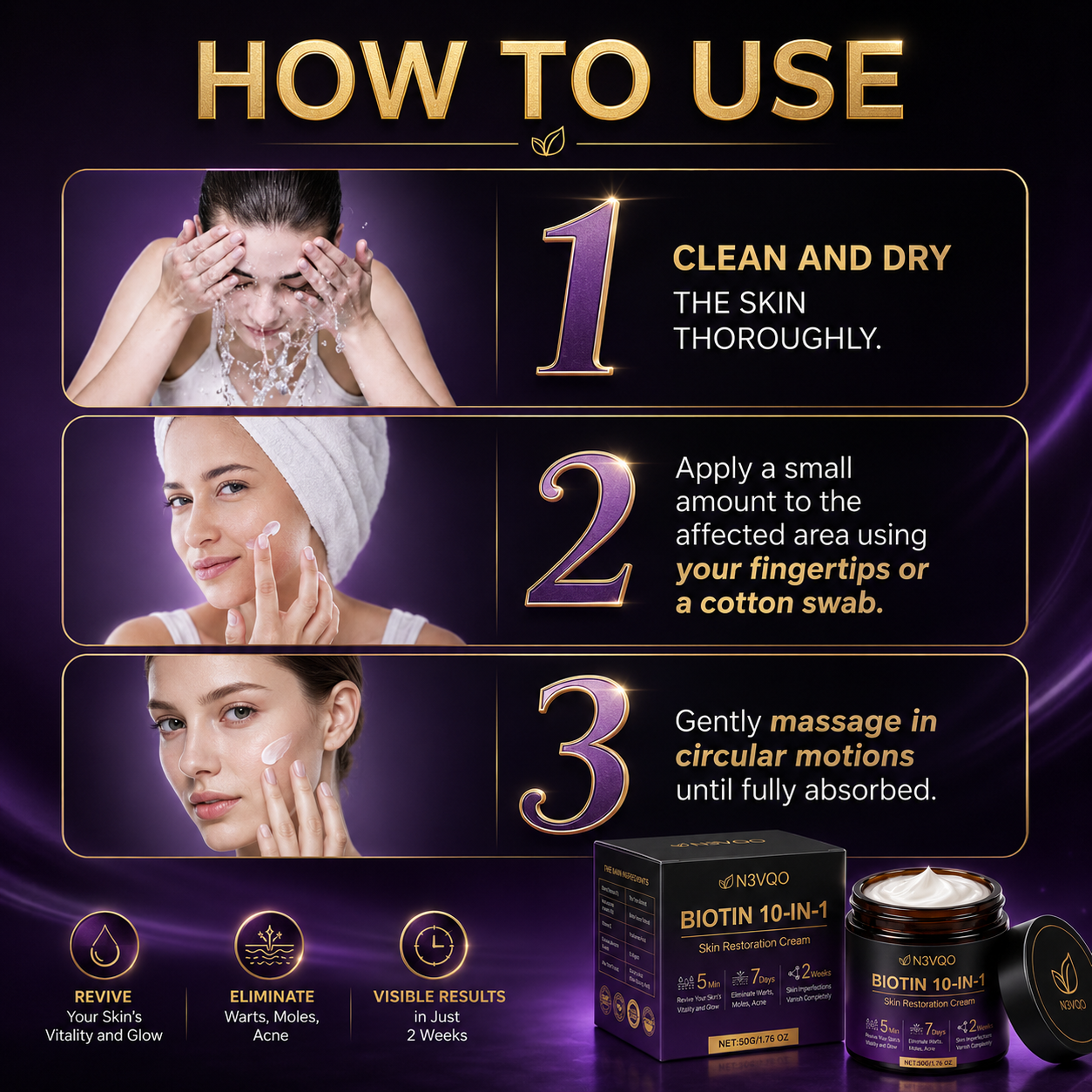 🎖️𝐎𝐟𝐟𝐢𝐜𝐢𝐚𝐥 𝐁𝐫𝐚𝐧𝐝 𝐒𝐭𝐨𝐫𝐞 |Biotin 10-in-1 Skin Restoration Cream 🍀-Made and Shipped from USA ✨