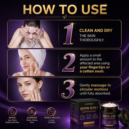 🎖️𝐎𝐟𝐟𝐢𝐜𝐢𝐚𝐥 𝐁𝐫𝐚𝐧𝐝 𝐒𝐭𝐨𝐫𝐞 |Biotin 10-in-1 Skin Restoration Cream 🍀-Made and Shipped from USA ✨