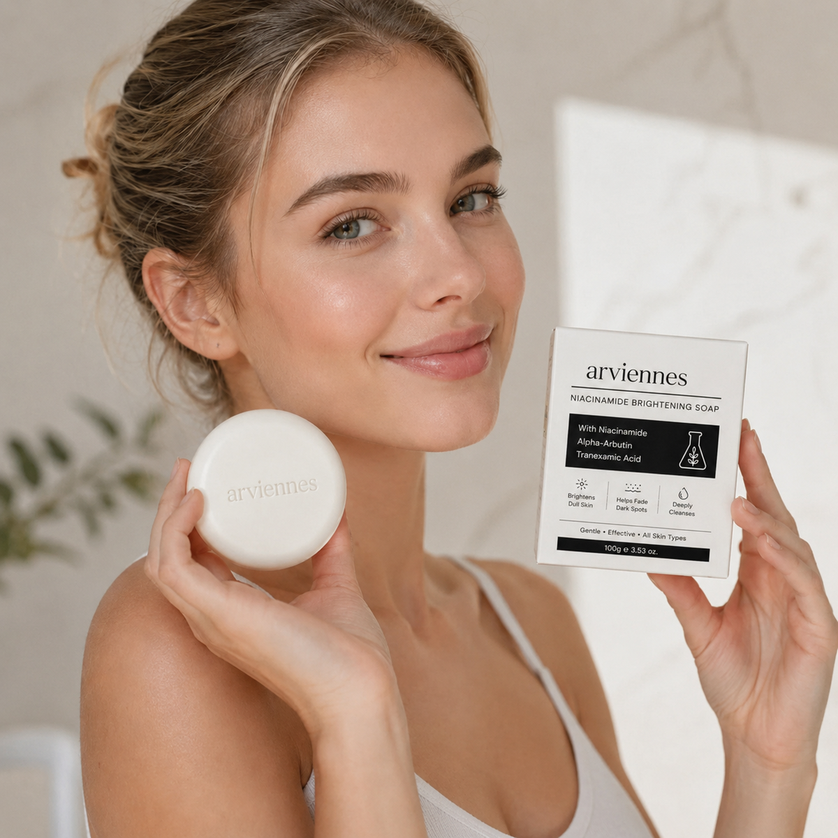 🫧Niacinamide Skin Brightening Soap melasma dark spots freckle