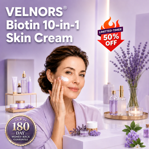 🎖️𝐎𝐟𝐟𝐢𝐜𝐢𝐚𝐥 𝐁𝐫𝐚𝐧𝐝 𝐒𝐭𝐨𝐫𝐞 |✨ VELNORS® Biotin 10-in-1 Skin Comfort Cream 🍀 | Removes Raised Moles, Acne, Flat Warts & Skin Tags | Helps Improve Wrinkles, Scars & Blemishes