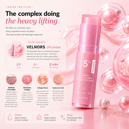🎖️𝐎𝐟𝐟𝐢𝐜𝐢𝐚𝐥 𝐁𝐫𝐚𝐧𝐝 𝐒𝐭𝐨𝐫𝐞 🔥 LAST DAY 60% OFF VELNORS Korean Pink CollagenVolume Multi Balm