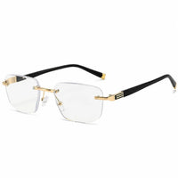 Gold Frame with Clear Lenses