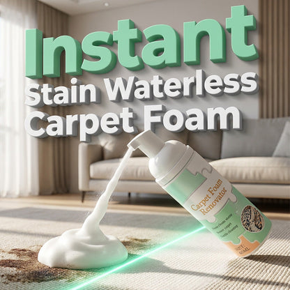 🔥Limited Time Promotion 50% OFF🔥Waterless Carpet Foam Stain Remover with Towel+FREE Towels