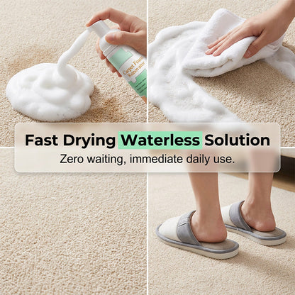 🔥Limited Time Promotion 50% OFF🔥Waterless Carpet Foam Stain Remover with Towel+FREE Towels