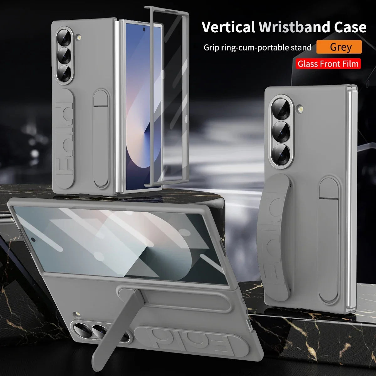 UltraSlim PenShield Z Fold 8 Ultra, 8, 7, 6, 5 Pen Holder & Hinge Protection Case
